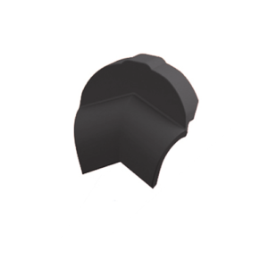 Universal circular curved end cap