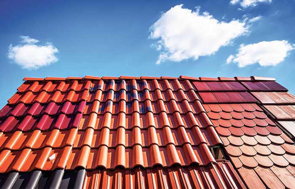 Clay roof tiles types including Spanish, flat, and barrel designs